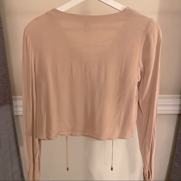 FOREVER 21 Contemporary Lace-up Blouse - Picture 4 of 4